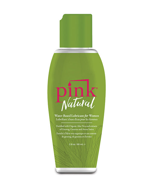 Pink Natural Water Based Lubricant for Women - 2.8 oz