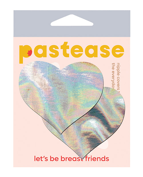 Pastease Hologram Heart - Silver O/S