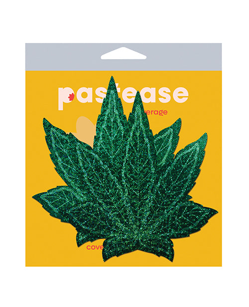Pastease Coverage Glitter Pot Leaf