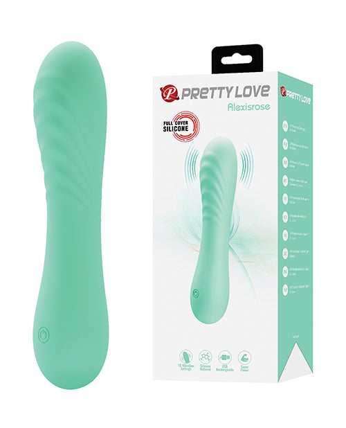 Pretty Love Alexisrose Curved Vibrator - Aqua