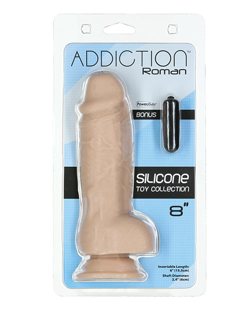 Addiction 8” Roman Dildo - Beige