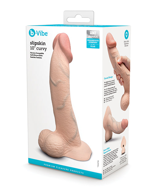 b-Vibe Slipskin 10” Curvy - Cream