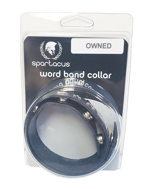 Spartacus OWNED Leather Collar