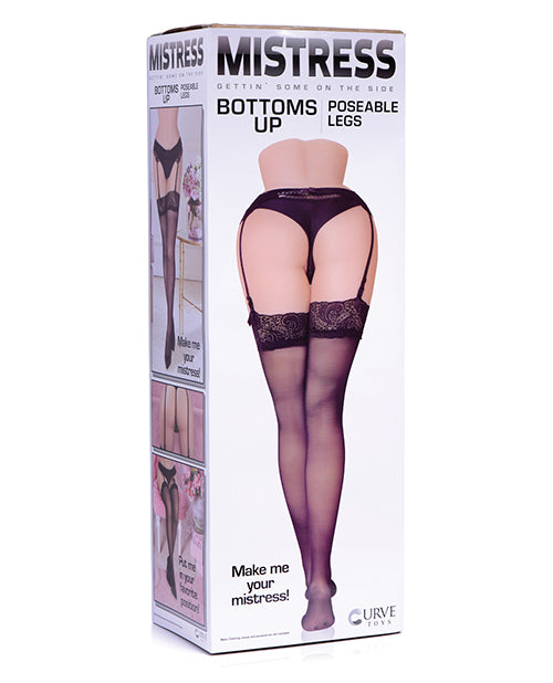 Curve Toys Mistress Bottoms Up Poseable Legs - Drop Ship Only