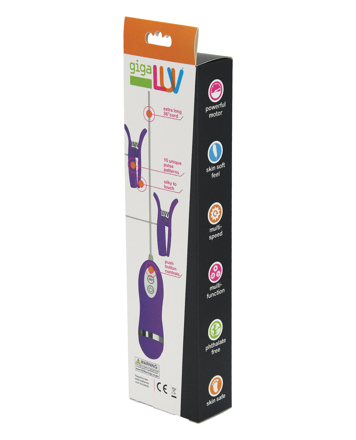 Gigaluv Vibro Clamps - 10 Functions