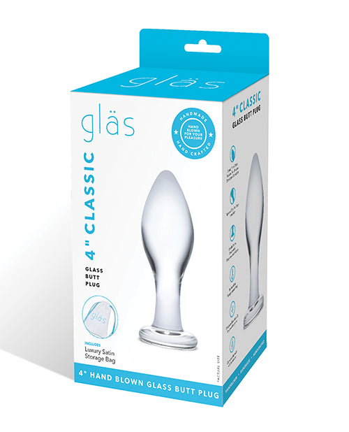 Glas Glas 4" Classic Butt Plug