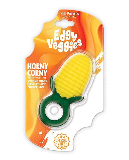 Edgy Veggies Corn Holder Vibe Ring Liquid Silicone