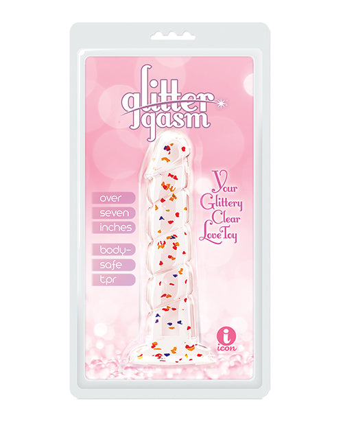 Macaroon Glittergasm 7.5" Swirls Dildo - Image 2