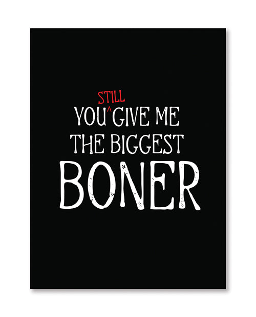 Biggest Boner Greeting Card