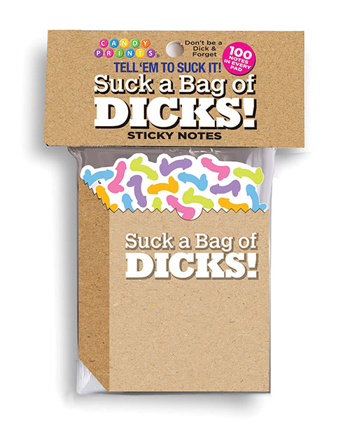 Suck A Bag of Dicks Sticky Notes - 100 Notes Per Pad