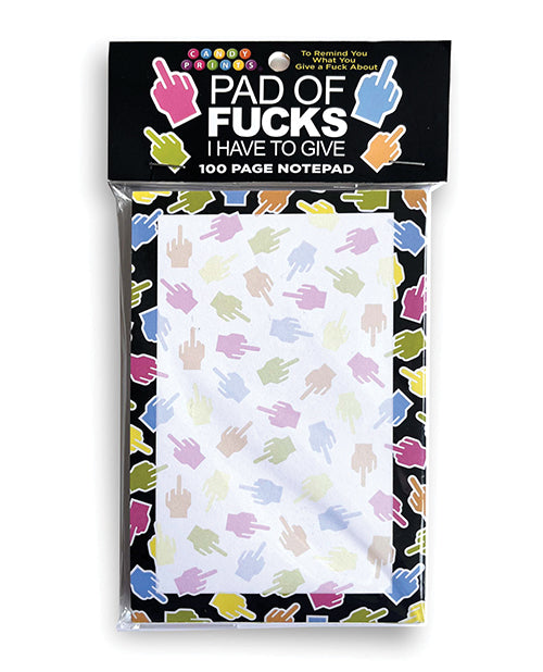 Fucks I Have To Give Notepad - 100 Sheet Notepad