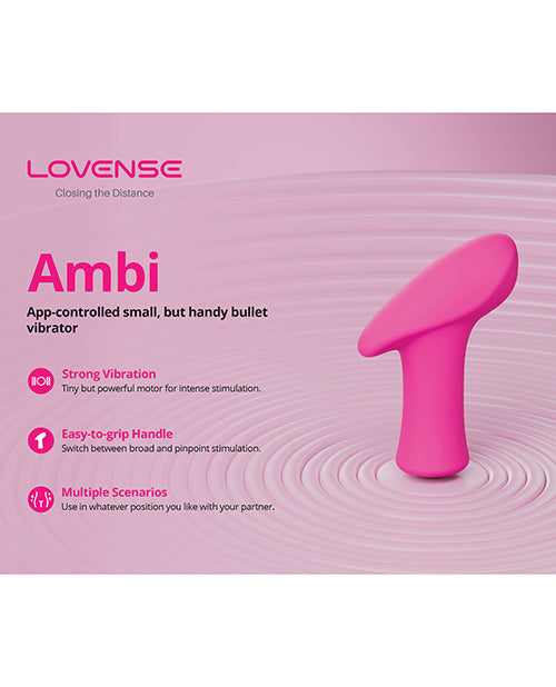 Lovense Ambi Bullet - Pink