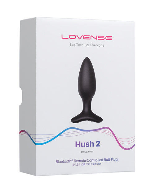 Lovense Hush 2 1.75" Butt Plug - Black