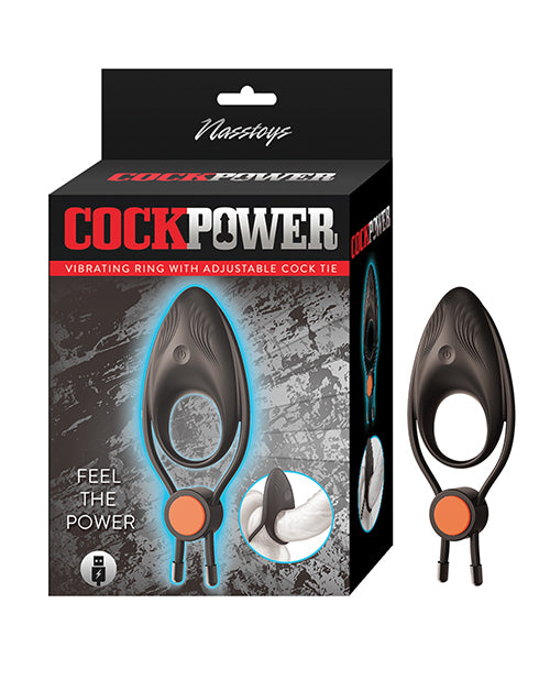 Cockpower Vibrating Ring w/Adjustable Cock Tie