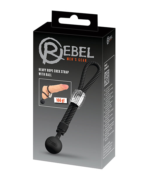 Rebel Heavy Rope Cock Lasso w/Ball
