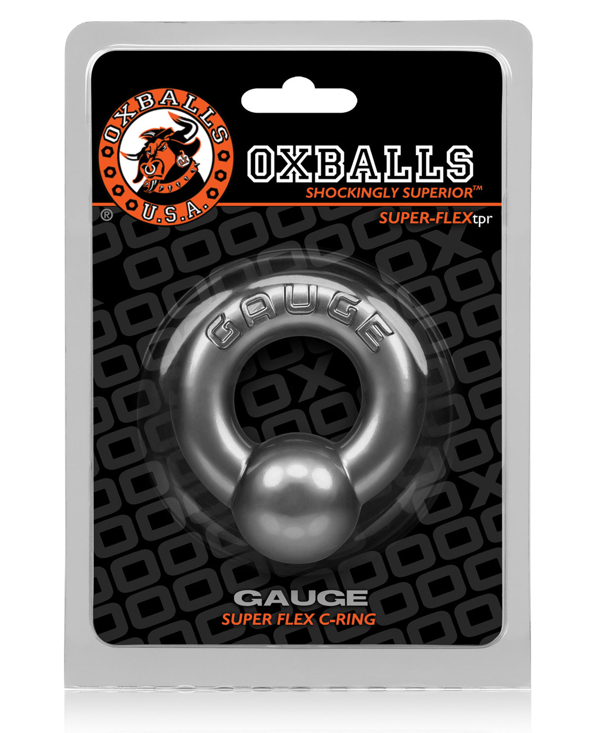Oxballs Gauge Cockring - Black