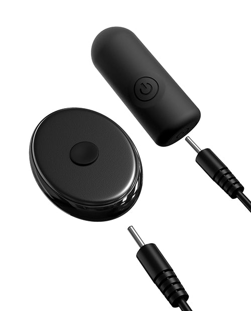 Fantasy C-Ringz Control Core Trainer Remote Controlled Vibrating Cock Blocker - Black