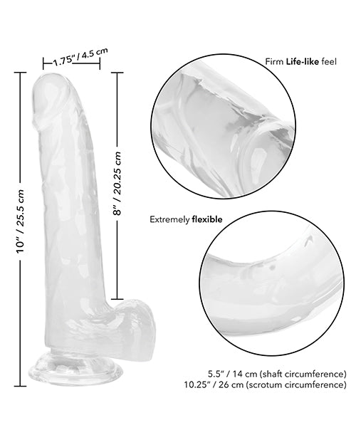 Size Queen 8" Dildo - Purple