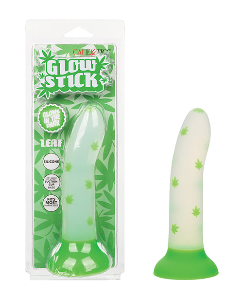 Glow Stick Leaf Suction Cup Glow-in-the-Dark Dildo