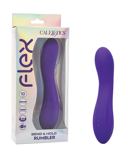 Flex Bend & Hold Rumbler G-Spot Massager - Purple