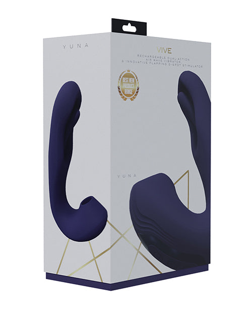 Shots Vive Yuna Dual Action Airwave Vibrator & G-Spot Stimulator