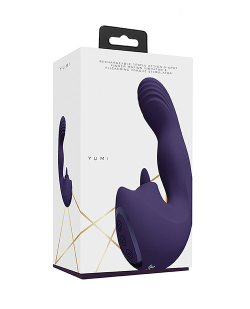 Shots Yumi Triple Action G-Spot Vibrator & Stimulator