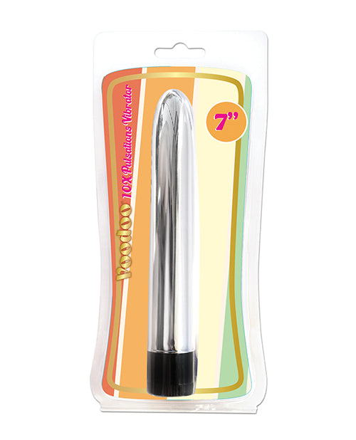 Voodoo 9” Multi Speed Vibrator - Silver