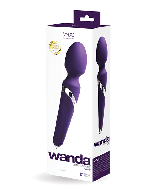 VeDO Wanda Rechargeable Wand - Deep Purple