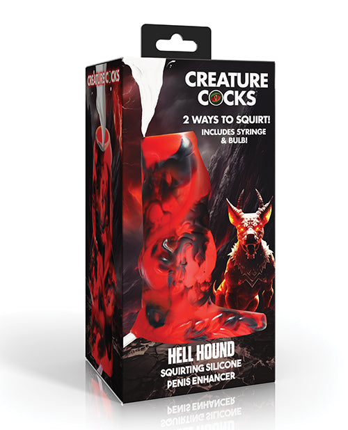 Creature Cocks Hell Hound Squirting Silicone Penis Enhancer