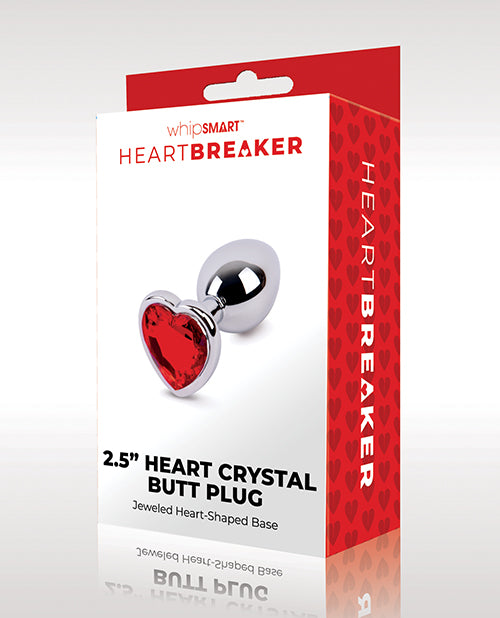 WhipSmart Heartbreaker 2.5" Heart Crystal Butt Plug