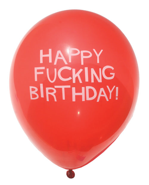11” Happy Fucking Birthday Balloons - Bag of 8