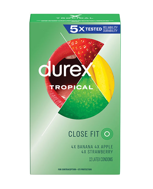 Durex Tropical Color &amp; Scents Condoms - Box of 12