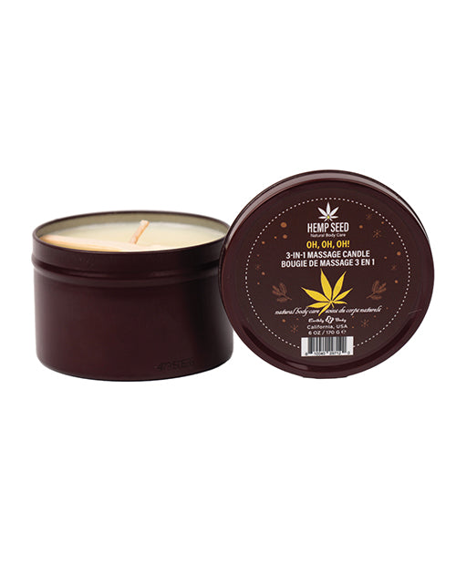 Earthly Body Earthly Body 2024 Holiday 3 in 1 Massage Candle - Image 2