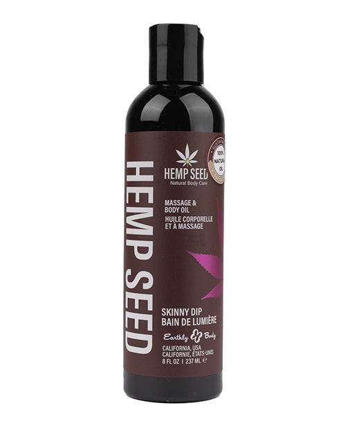 Earthly Body Massage &amp; Body Oil - 8 oz Skinny Dip