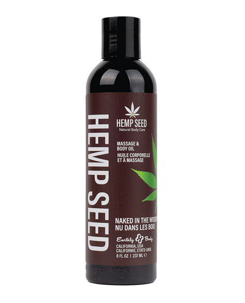 Earthly Body Massage &amp; Body Oil - 8 oz Naked in the Woods