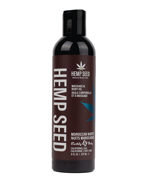 Earthly Body Massage &amp; Body Oil - 8 oz Moroccan Nights