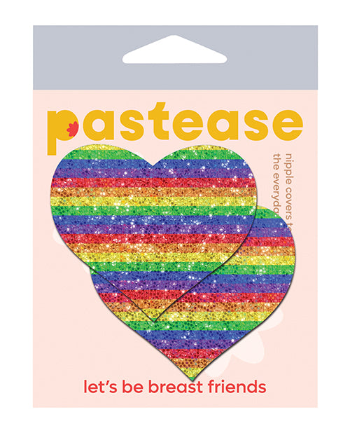 Pastease Premium Glitter Heart - Rainbow O/S