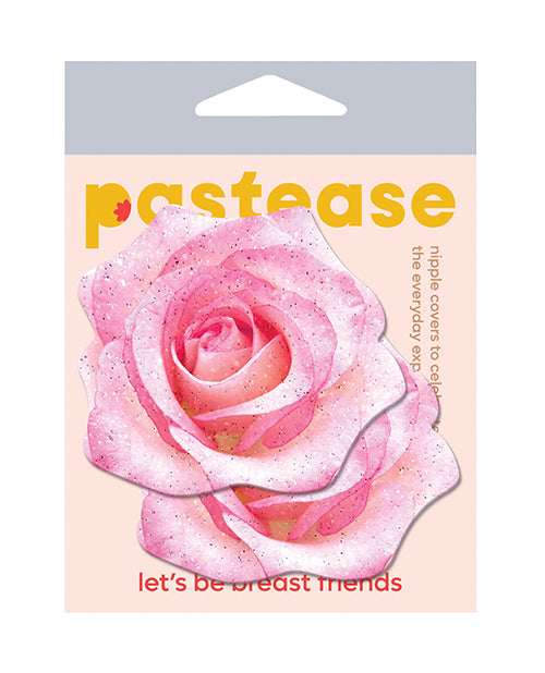 Pastease Premium Glitter Velvet Blooming Rose - Pink O/S