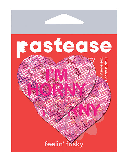 Pastease I&apos;m Horny Heart - Pink/Red O/S