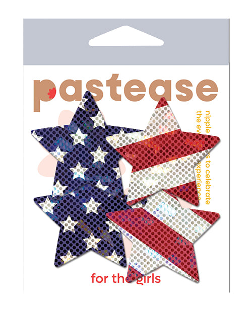 Pastease Premium Petites Glittering Stars &amp; Stripes - Red/White/Blue O/S