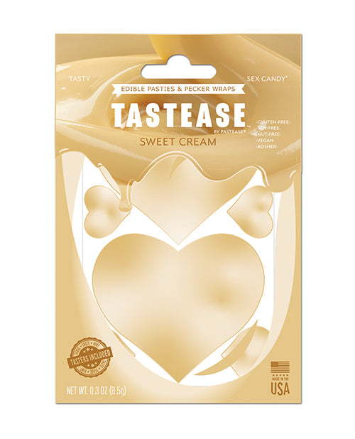 Pastease Tastease TEdible Pasties &amp; Pecker Wraps - Sweet Cream O/S