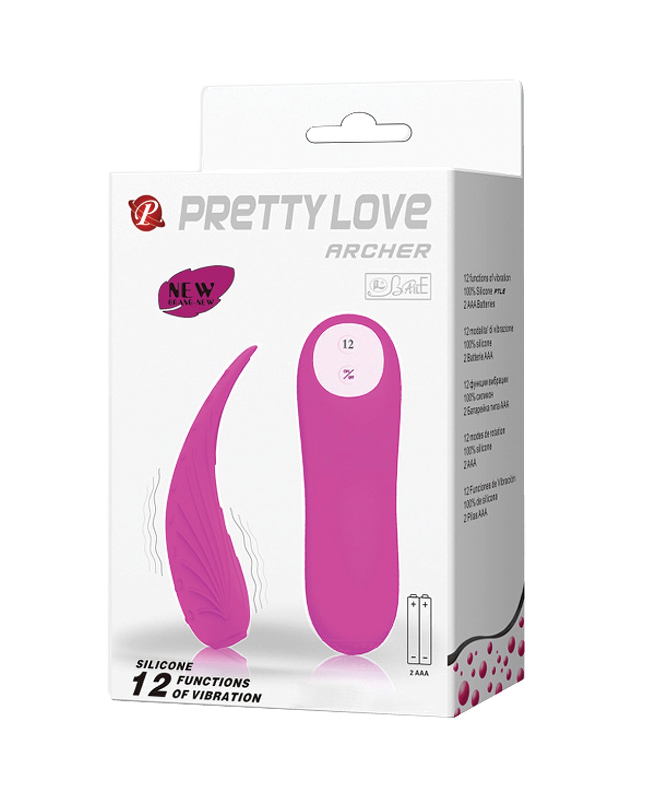 Pretty Love Archer Vibrator - Fuchsia