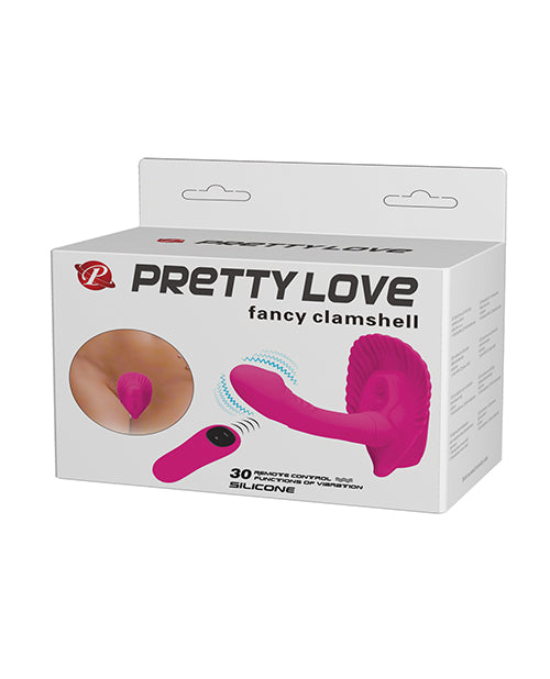 Pretty Love Fancy Remote Control Clamshell 30 Functions - Fuchsia