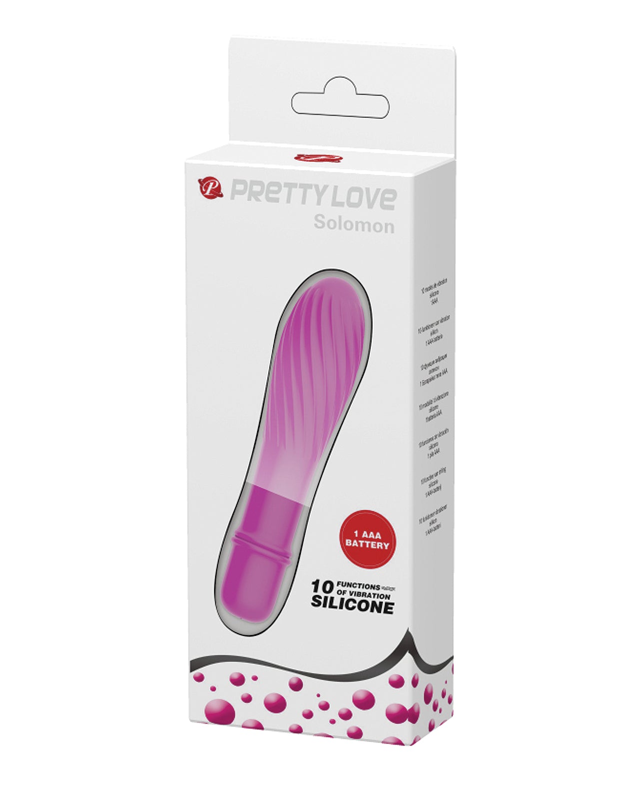 Pretty Love Solomon Brawny G-Spot Vibrator - Fuchsia