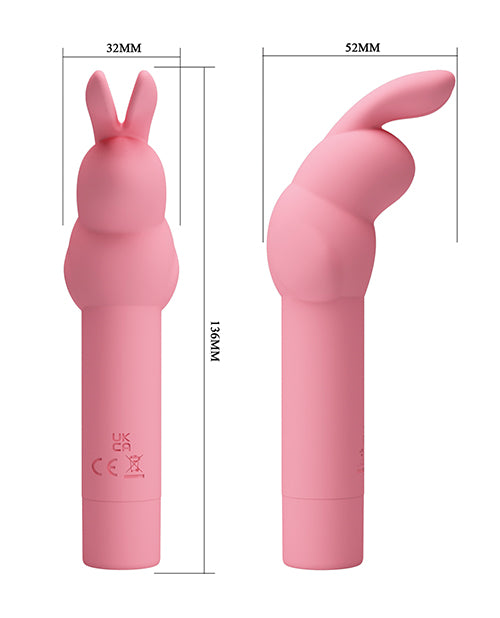 Pretty Love Gerardo Bunny Vibrator - Hot Pink