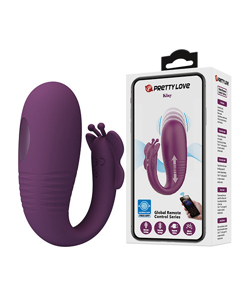 Pretty Love Pretty Love Klay App-Enabled Thrusting Hands-Free Vibrator