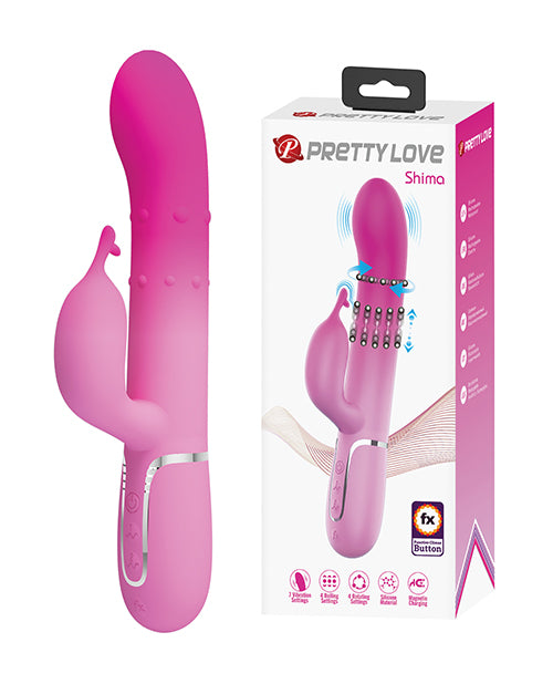 Pretty Love Shima Vertical &amp; Horizontal Beads Rabbit - Pink