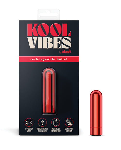 Kool Vibes Blush Kool Vibes Mini Rechargeable Bullet - Image 2