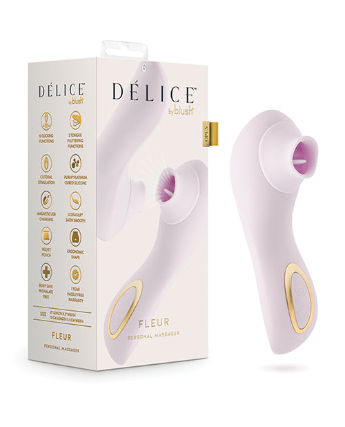 Delice Blush Delice Fleur Suction Vibe
