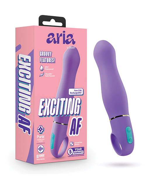 Aria - Exciting AF 2.0 - Rechargeable Vibe - Indigo